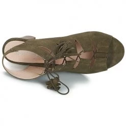 Chaussures Femme Sandales et Nu-pieds Betty London EVENE Kaki -Sandales Soldes Boutique 6965095 500 F