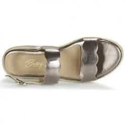 Chaussures Femme Sandales et Nu-pieds Betty London IKARO Argenté -Sandales Soldes Boutique 6965109 500 F