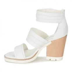 Chaussures Femme Sandales et Nu-pieds Strategia BARREA Blanc -Sandales Soldes Boutique 700043 500 D