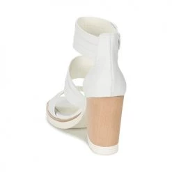 Chaussures Femme Sandales et Nu-pieds Strategia BARREA Blanc -Sandales Soldes Boutique 700043 500 E