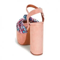 Chaussures Femme Sandales et Nu-pieds Jeffrey Campbell JUNIE Rose -Sandales Soldes Boutique 7075094 500 E