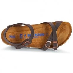 Chaussures Femme Sandales et Nu-pieds Birkenstock KUMBA SFB Marron -Sandales Soldes Boutique 7109271 500 F