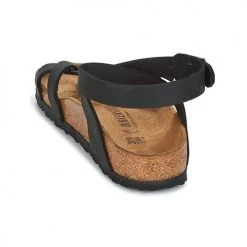 Chaussures Femme Sandales et Nu-pieds Birkenstock YARA Noir -Sandales Soldes Boutique 7109313 500 E