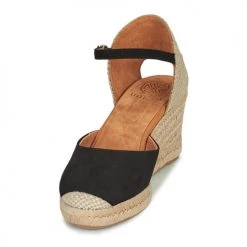 Chaussures Femme Sandales et Nu-pieds Unisa CACERES Noir -Sandales Soldes Boutique 806952 500 C