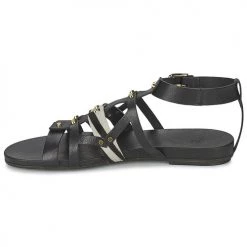 Chaussures Femme Sandales et Nu-pieds Vic GINKO ACHANTUS Noir -Sandales Soldes Boutique 806984 500 D
