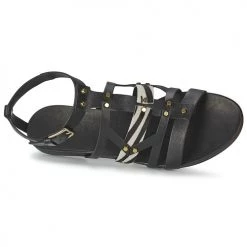 Chaussures Femme Sandales et Nu-pieds Vic GINKO ACHANTUS Noir -Sandales Soldes Boutique 806984 500 F