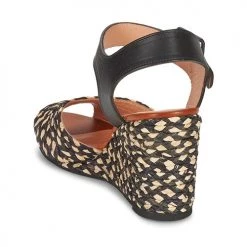 Chaussures Femme Sandales et Nu-pieds Robert Clergerie DISON Noir -Sandales Soldes Boutique 822073 500 E