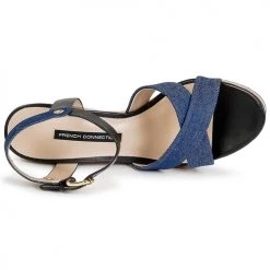Chaussures Femme Sandales et Nu-pieds French Connection LATA Bleu denim -Sandales Soldes Boutique 828041 500 F