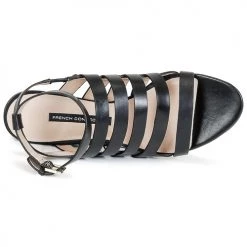 Chaussures Femme Sandales et Nu-pieds French Connection WINONA Noir -Sandales Soldes Boutique 828051 500 F