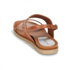 Chaussures Femme Sandales et Nu-pieds André TAIGA Camel -Sandales Soldes Boutique 8399208 500 E