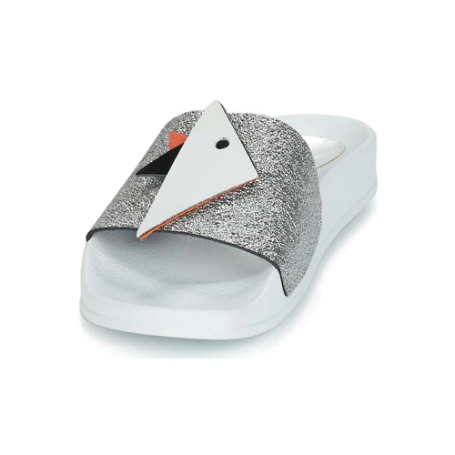 Chaussures Femme Sandales et Nu-pieds André SWIMMING Argent 3 Chaussures Femme Sandales et Nu-pieds André SWIMMING Argent – Image 3