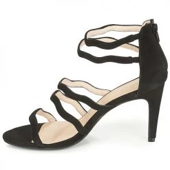 Chaussures Femme Sandales et Nu-pieds André POULOUPIDOU Noir -Sandales Soldes Boutique 8399262 500 D