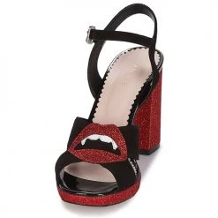 Chaussures Femme Sandales et Nu-pieds André BLOODY MARY Noir -Sandales Soldes Boutique 8399263 500 C