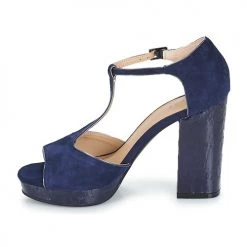 Chaussures Femme Sandales et Nu-pieds André TORRIDE Marine -Sandales Soldes Boutique 8399274 500 D