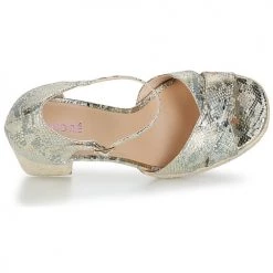 Chaussures Femme Sandales et Nu-pieds André TAPAGEUSE Beige -Sandales Soldes Boutique 8399290 500 F