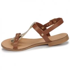 Chaussures Fille Sandales et Nu-pieds André TOUFOU E Camel -Sandales Soldes Boutique 8400886 500 D