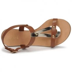 Chaussures Fille Sandales et Nu-pieds André TOUFOU E Camel -Sandales Soldes Boutique 8400886 500 F