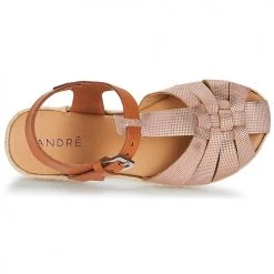 Chaussures Fille Sandales et Nu-pieds André ATHENA Rose -Sandales Soldes Boutique 8400889 500 F