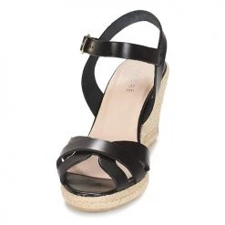 Chaussures Femme Sandales et Nu-pieds André QUIBERON Noir -Sandales Soldes Boutique 8401019 500 C