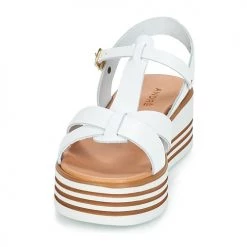 Chaussures Femme Sandales et Nu-pieds André LUANA Blanc -Sandales Soldes Boutique 8401115 500 C