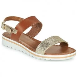 Chaussures Femme Sandales et Nu-pieds André ZANDORA Doré