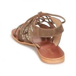 Chaussures Femme Sandales et Nu-pieds André MAUPITI Marron -Sandales Soldes Boutique 8401168 500 E