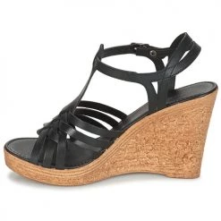 Chaussures Femme Sandales et Nu-pieds André FABULEUSE Noir -Sandales Soldes Boutique 8401180 500 D