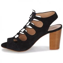 Chaussures Femme Sandales et Nu-pieds André LAETITIA Noir -Sandales Soldes Boutique 8401192 500 D