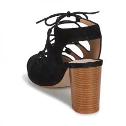 Chaussures Femme Sandales et Nu-pieds André LAETITIA Noir -Sandales Soldes Boutique 8401192 500 E