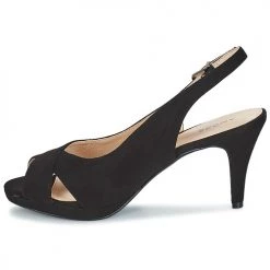 Chaussures Femme Sandales et Nu-pieds André EDWIGE Noir -Sandales Soldes Boutique 8401194 500 D