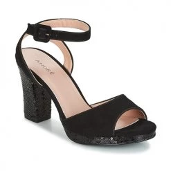 Chaussures Femme Sandales et Nu-pieds André FESTIVE Noir