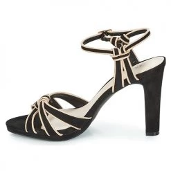 Chaussures Femme Sandales et Nu-pieds André ARPEGE Noir -Sandales Soldes Boutique 8401200 500 D