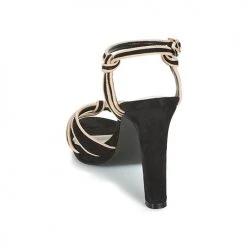 Chaussures Femme Sandales et Nu-pieds André ARPEGE Noir -Sandales Soldes Boutique 8401200 500 E