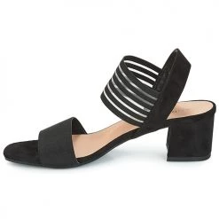 Chaussures Femme Sandales et Nu-pieds André CORFOU Noir -Sandales Soldes Boutique 8401203 500 D