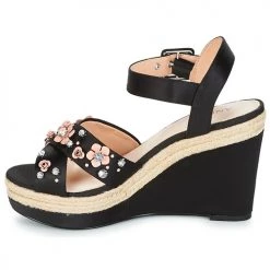 Chaussures Femme Sandales et Nu-pieds André IXIA Noir -Sandales Soldes Boutique 8401205 500 D