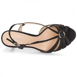 Chaussures Femme Sandales et Nu-pieds André MIRABELLE Noir -Sandales Soldes Boutique 8401206 500 F