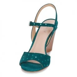 Chaussures Femme Sandales et Nu-pieds André BECKY Turquoise -Sandales Soldes Boutique 8401223 500 C