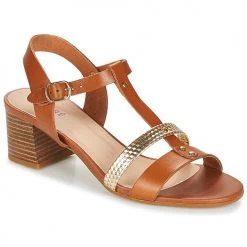 Chaussures Femme Sandales et Nu-pieds André ANTIGUA Camel