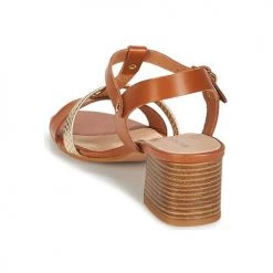 Chaussures Femme Sandales et Nu-pieds André ANTIGUA Camel -Sandales Soldes Boutique 8401234 500 E