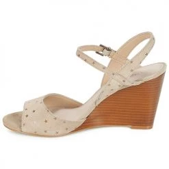 Chaussures Femme Sandales et Nu-pieds André BECKY Beige -Sandales Soldes Boutique 8401253 500 D