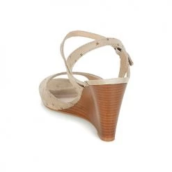 Chaussures Femme Sandales et Nu-pieds André BECKY Beige -Sandales Soldes Boutique 8401253 500 E