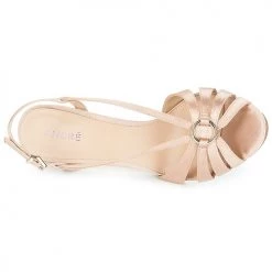 Chaussures Femme Sandales et Nu-pieds André MIRABELLE Beige -Sandales Soldes Boutique 8401263 500 F