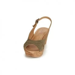 Chaussures Femme Sandales et Nu-pieds André DESTINY Kaki -Sandales Soldes Boutique 8401279 500 C
