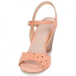 Chaussures Femme Sandales et Nu-pieds André BECKY Rose -Sandales Soldes Boutique 8401285 500 C