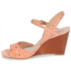 Chaussures Femme Sandales et Nu-pieds André BECKY Rose -Sandales Soldes Boutique 8401285 500 D