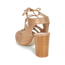 Chaussures Femme Sandales et Nu-pieds André LAETITIA Bronze -Sandales Soldes Boutique 8401286 500 E