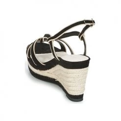 Chaussures Femme Sandales et Nu-pieds André TEMPO Noir -Sandales Soldes Boutique 8401295 500 E