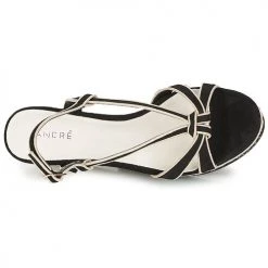 Chaussures Femme Sandales et Nu-pieds André TEMPO Noir -Sandales Soldes Boutique 8401295 500 F