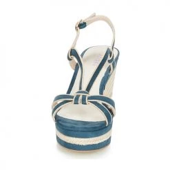 Chaussures Femme Sandales et Nu-pieds André TEMPO Bleu -Sandales Soldes Boutique 8401296 500 C