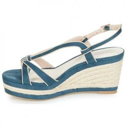 Chaussures Femme Sandales et Nu-pieds André TEMPO Bleu -Sandales Soldes Boutique 8401296 500 D